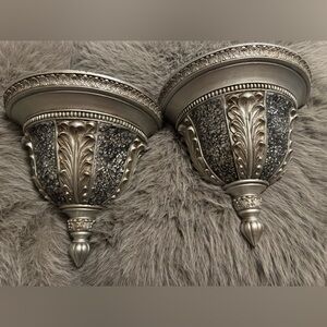 Set of Silver Sconces